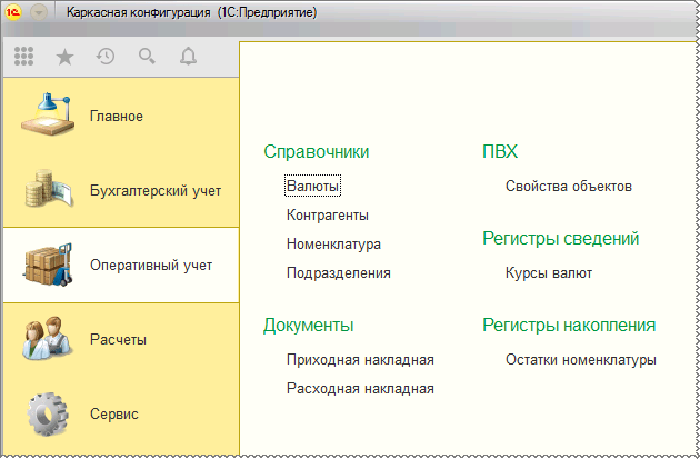 Командный интерфейс конфигурации